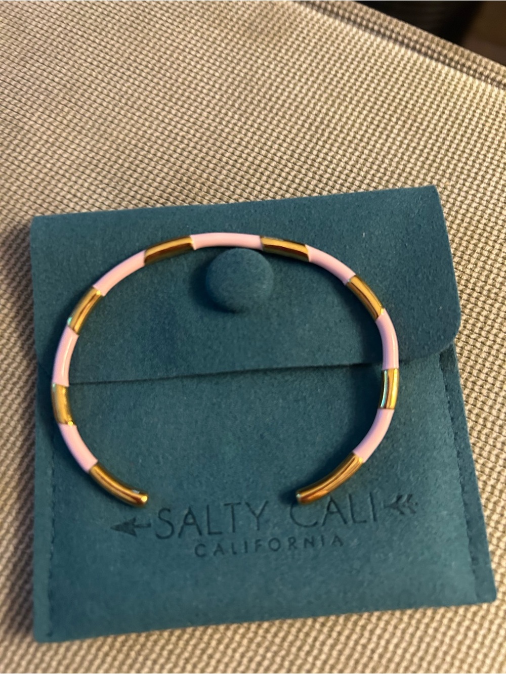 Salt Call Pink/ Gold Bracelet